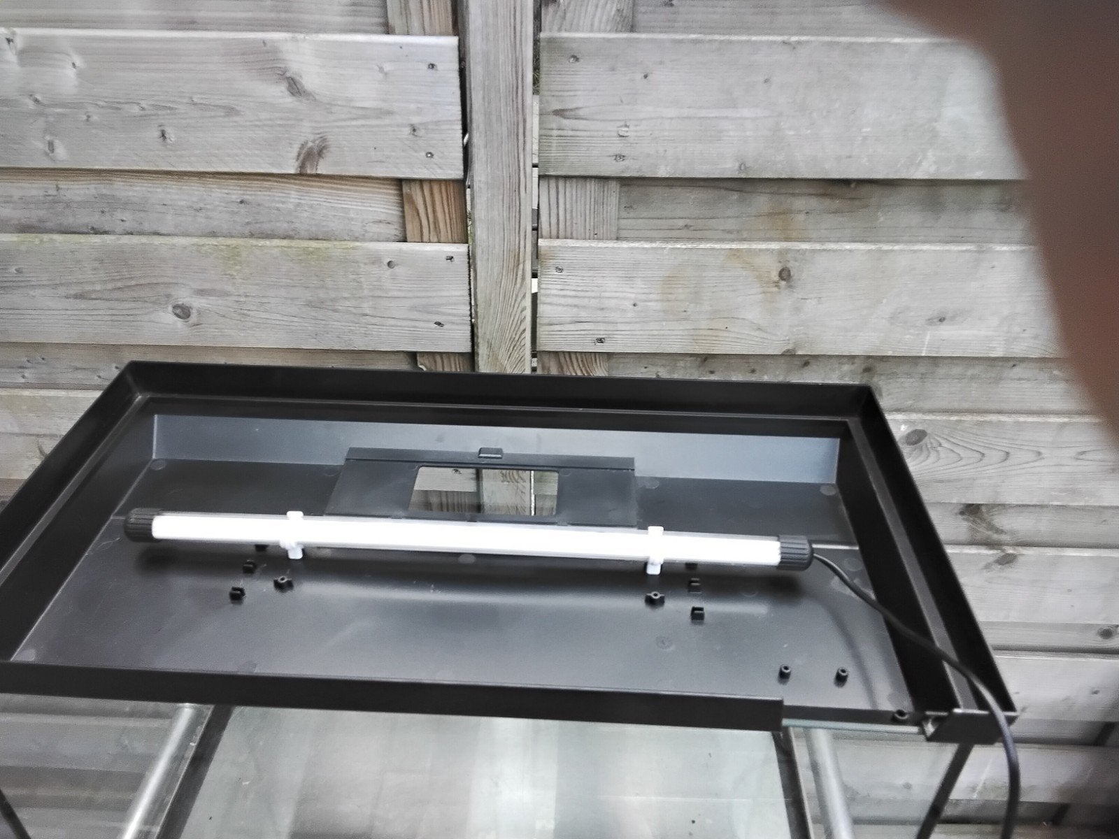 aquarium 60x30x30cm met lichtkap, Ophalen, Zo goed als nieuw, Juwel, Inclusief deksel