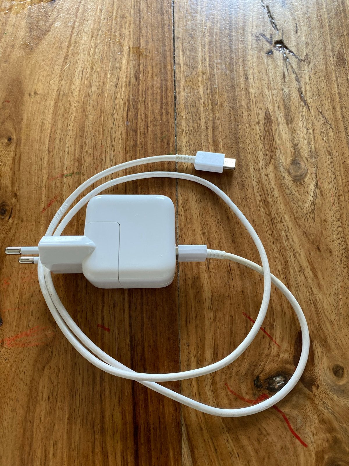 Apple 10W USB Power Adapter met USB-C kabel, Apple, Apple@info.eu, Ophalen of Verzenden, Zo goed als nieuw