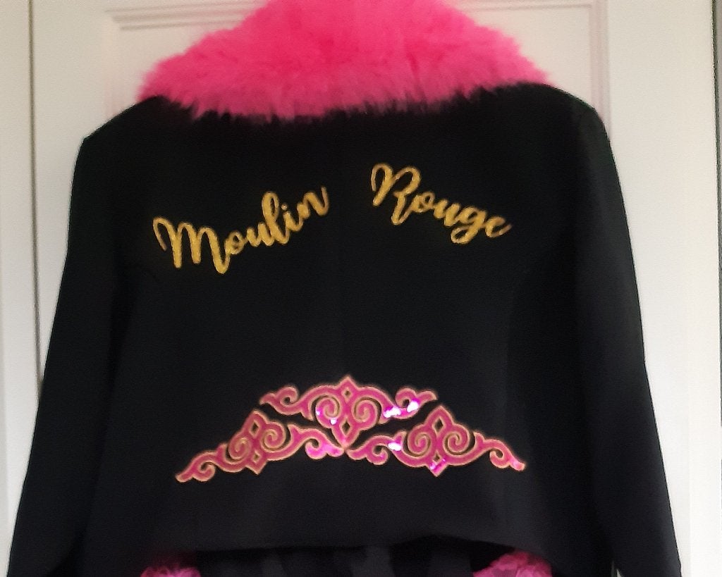 Moulin rouge kleding, Ophalen of Verzenden, Zo goed als nieuw, Carnaval, Kleding