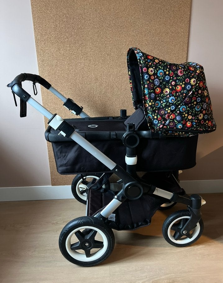 Bugaboo Buffalo kinderwagen met reiswieg en accessoires, Ophalen, Gebruikt, Bugaboo, Combiwagen