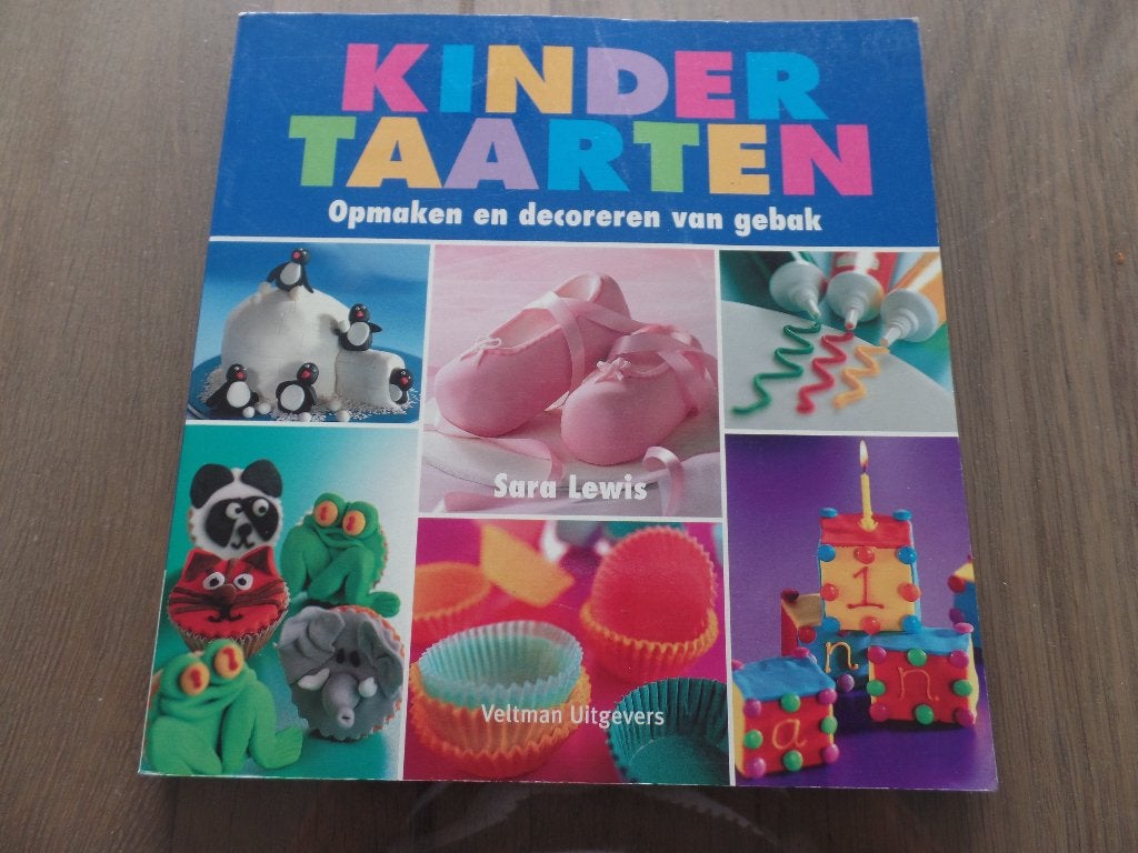 Kindertaarten opmaken en decoreren van gebak, Hobby en Vrije tijd, Ophalen of Verzenden, Nieuw, Boek of Tijdschrift