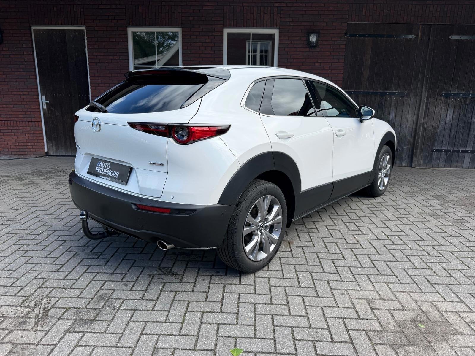 Mazda CX-30 2.0 e-SkyActiv-X M Hybrid Luxury | Trekhaak| ACC, Auto's, Mazda, 1998 cc, 15 km/l, Gebruikt, Zwart
