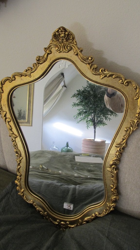 GROTE / brocante / SPIEGEL, Ophalen of Verzenden, Zo goed als nieuw, Rechthoekig, Minder dan 100 cm