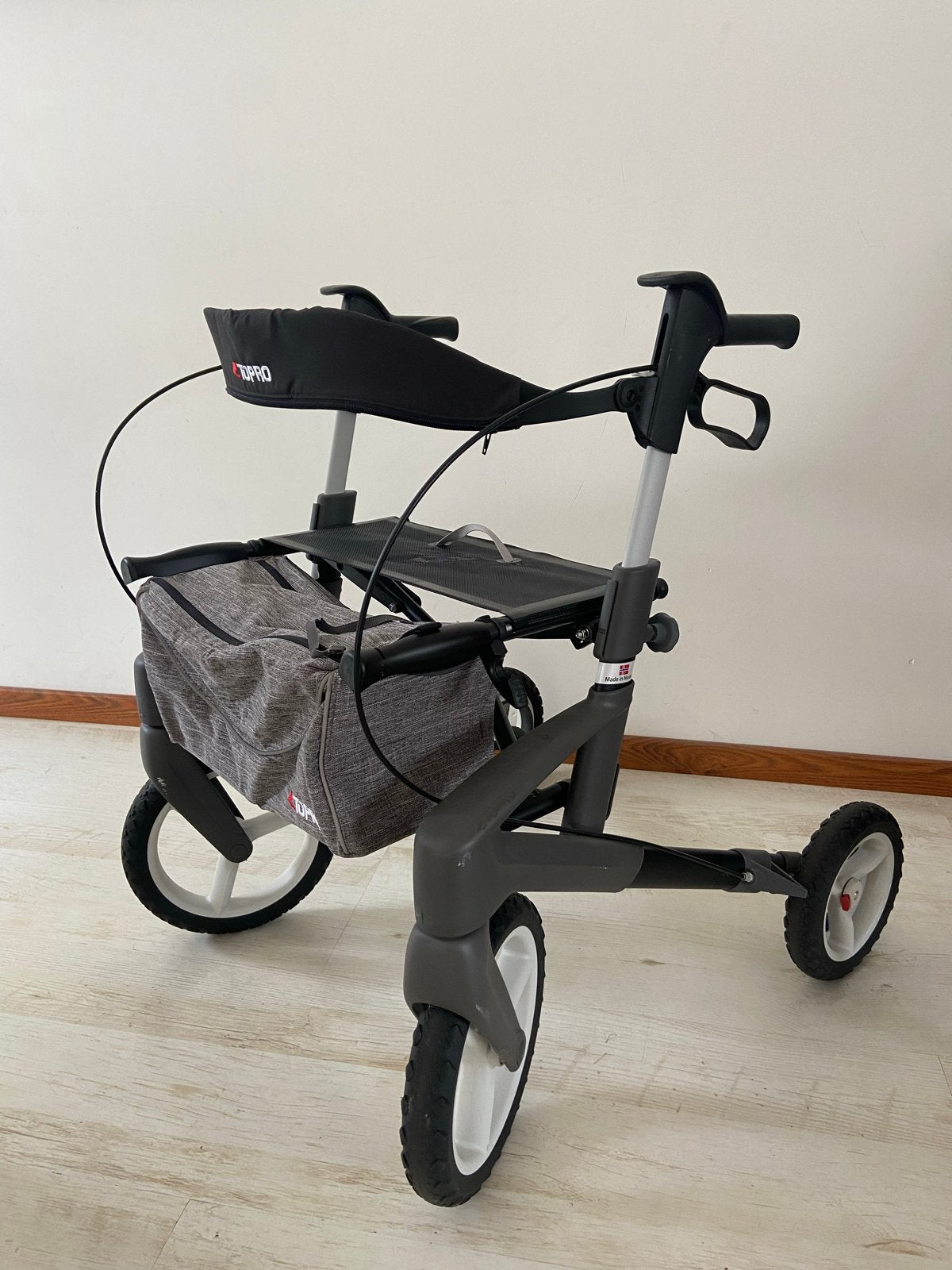 Rollator Topro extra breed, Ophalen