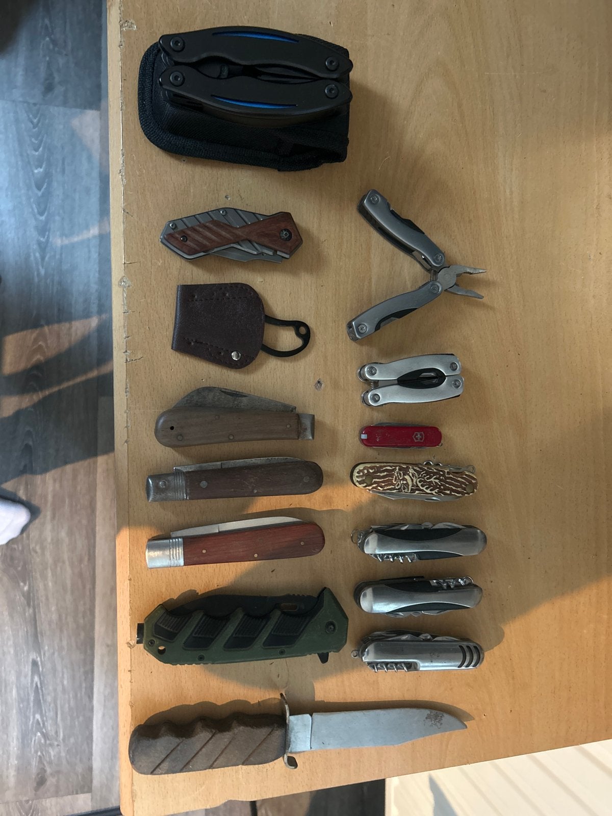 Diverse verzameling zakmessen en multitools, Ophalen of Verzenden, Gebruikt