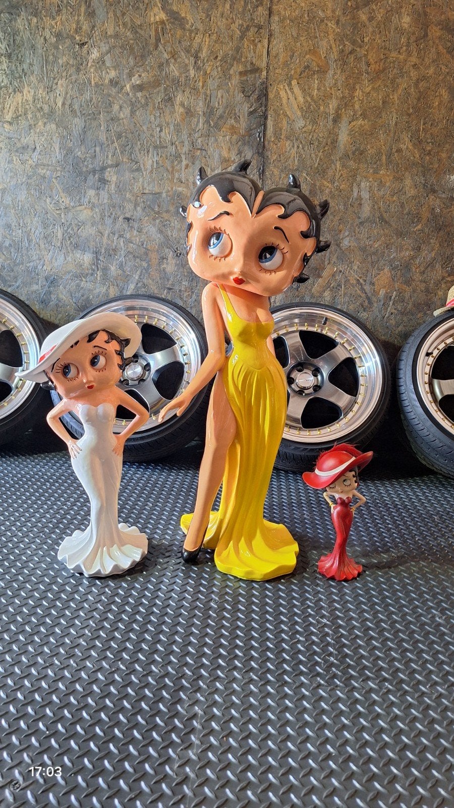 3 Betty Boop Beelden!, Verzamelen, Ophalen, Zo goed als nieuw