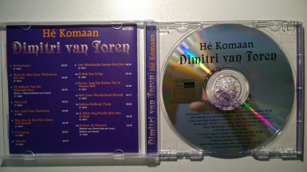 Dimitri Van Toren - Hé Komaan, Ophalen of Verzenden, Zo goed als nieuw, Pop, Album