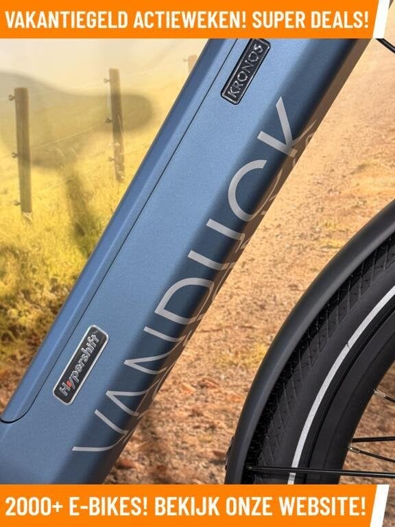 Van Dijck Kronos Elektrische fiets met Kreutzer midden motor, Overige merken, Ophalen of Verzenden, 50 km per accu of meer, 55 tot 59 cm