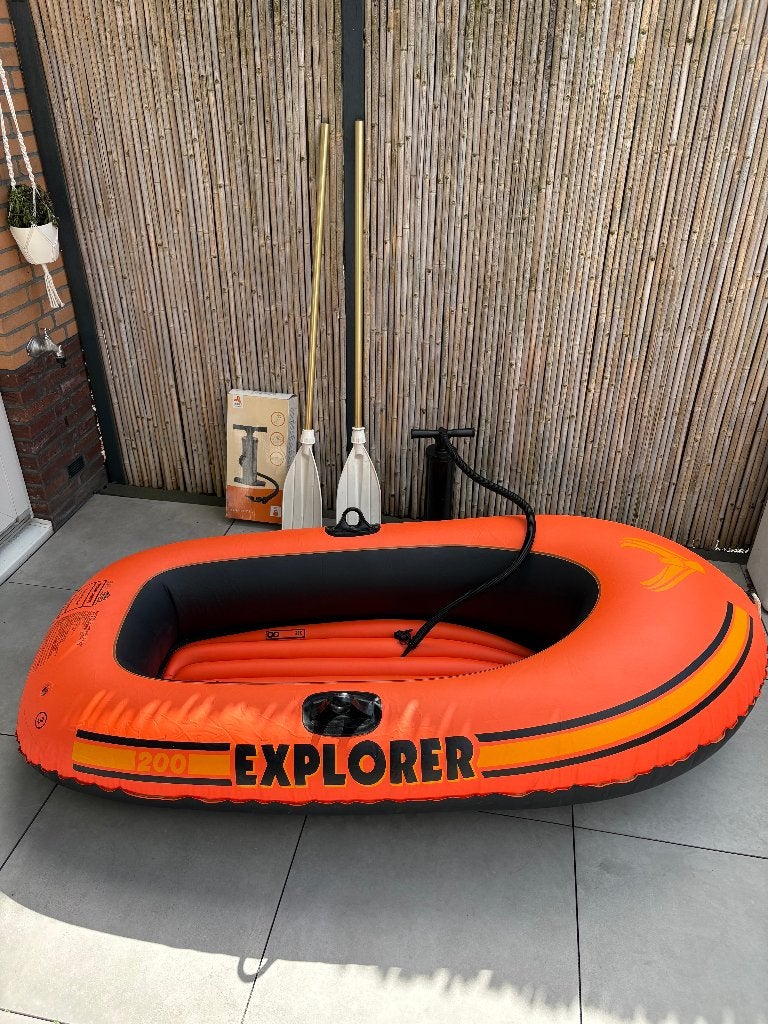 Opblaasboot Intex Explorer 200, Ophalen, Zo goed als nieuw
