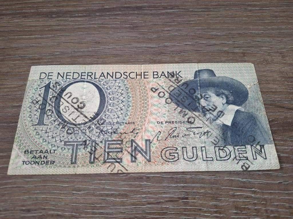 Biljet 10 gulden Staalmeester - buiten omloop, 1943, Postzegels en Munten, Bankbiljetten | Nederland, Ophalen of Verzenden, 10 gulden