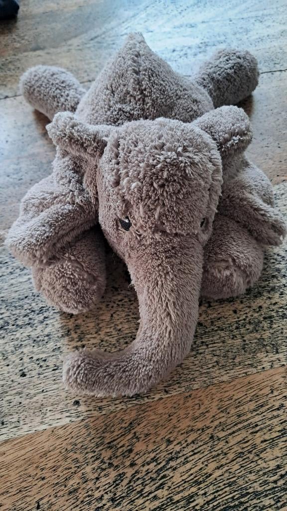 Flow Amsterdam Hartslag Knuffel Olifant - Nieuw, Overige merken, Met geluid, Grijs, Nieuw