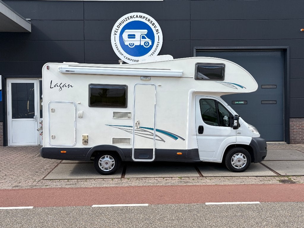 Fiat Ducato Alkoof MC Louis Lagan 212*2007*95448 KM*Dakairco, Caravans en Kamperen, Standaard zit, Alkoof, Ringverwarming, Fiat
