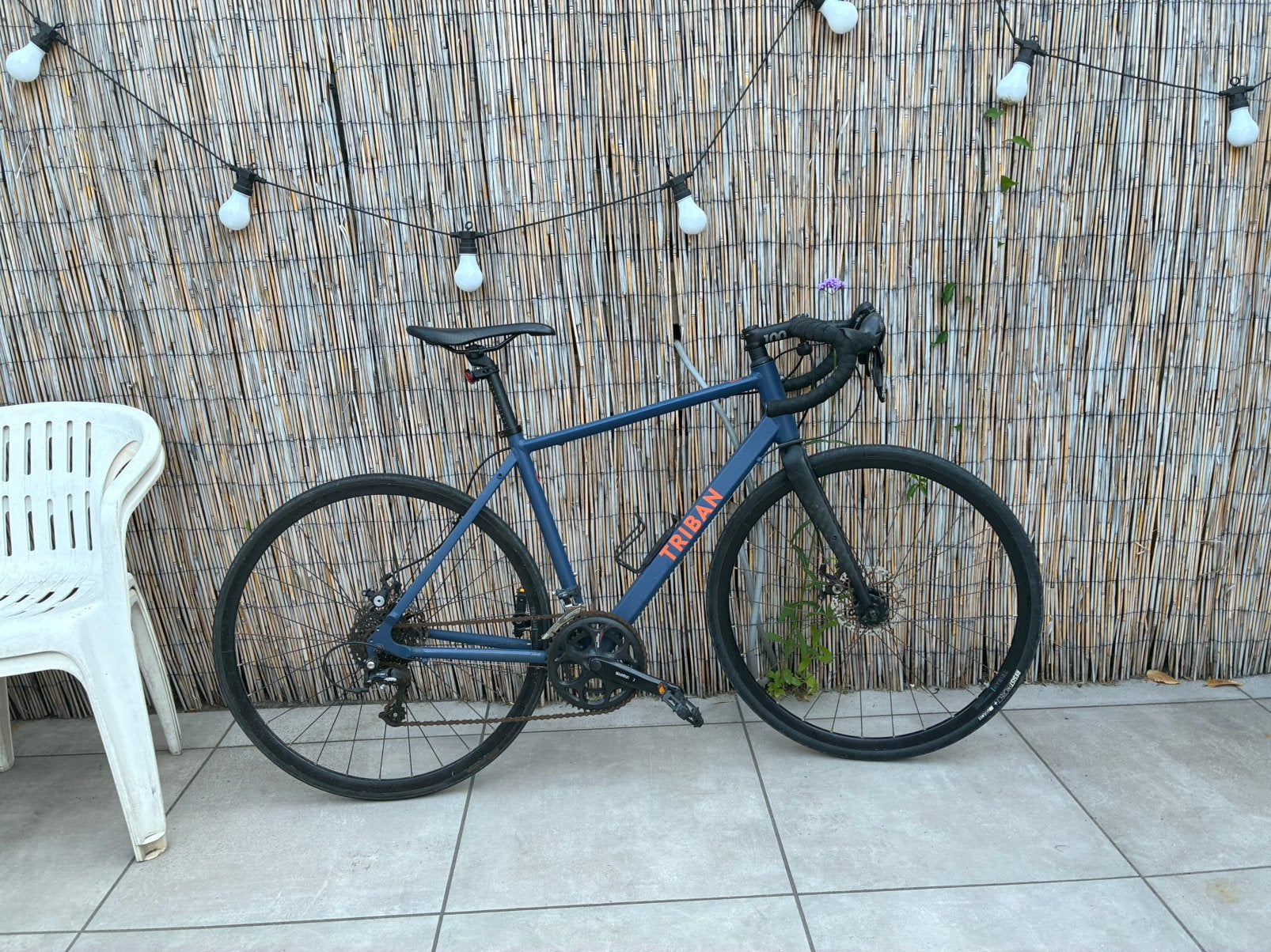 Racefiets Triban rc120 maat m, Fietsen en Brommers, Fietsen | Racefietsen, Minder dan 10 versnellingen, Aluminium, Zo goed als nieuw