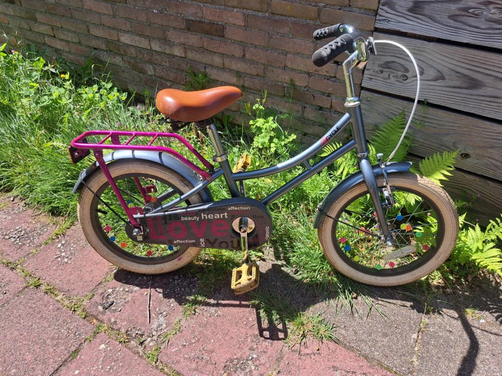 2 cycle kinderfiets 16 inch, Terugtraprem, 16 tot 20 inch, Zo goed als nieuw, Ophalen