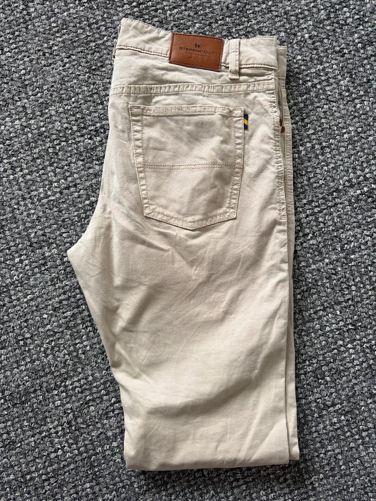 Steppin Out broek maat 50, Ophalen of Verzenden, Zo goed als nieuw, Maat 48/50 (M), Beige