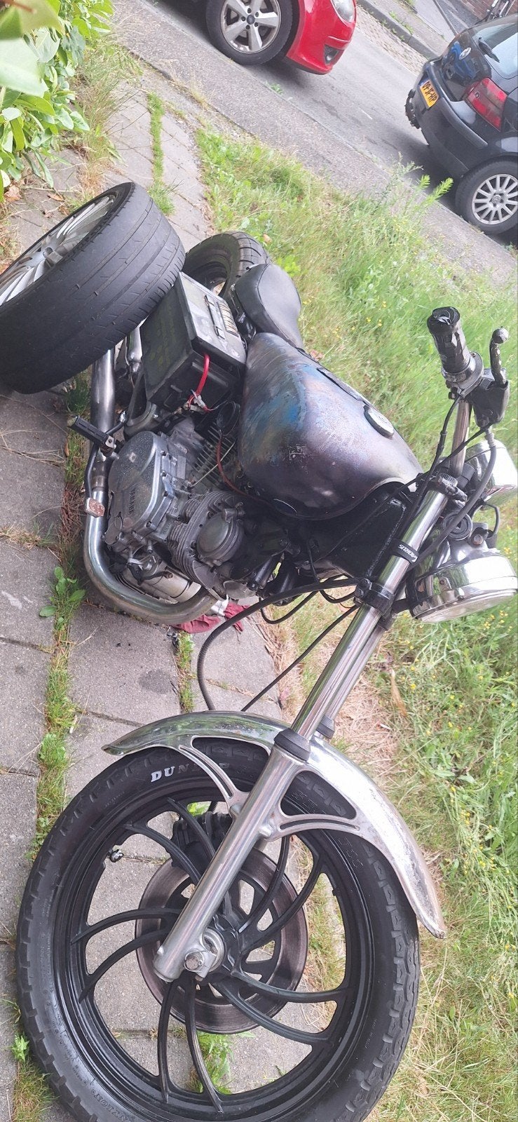 Yamaha XV Virago 750 uit 1981 + onderdelenmotor, Motoren, Ophalen of Verzenden