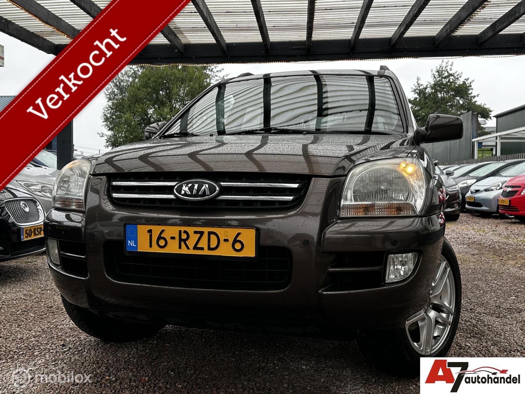 Kia Sportage 2.7 V6 X-ception 4WD Nieuwe APK//Automaat//LPG, Auto's, Automaat, Gebruikt, Bruin, 2656 cc