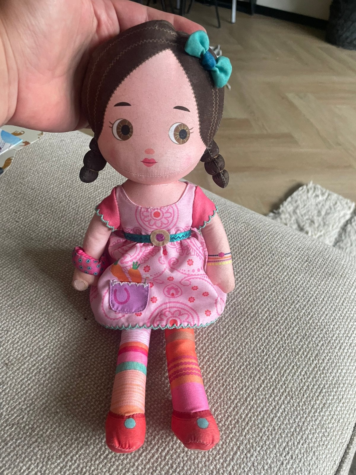 Knuffel pop popje meisje zapf creation speelgoed, Verzamelen, Ophalen of Verzenden, Zo goed als nieuw, Pop
