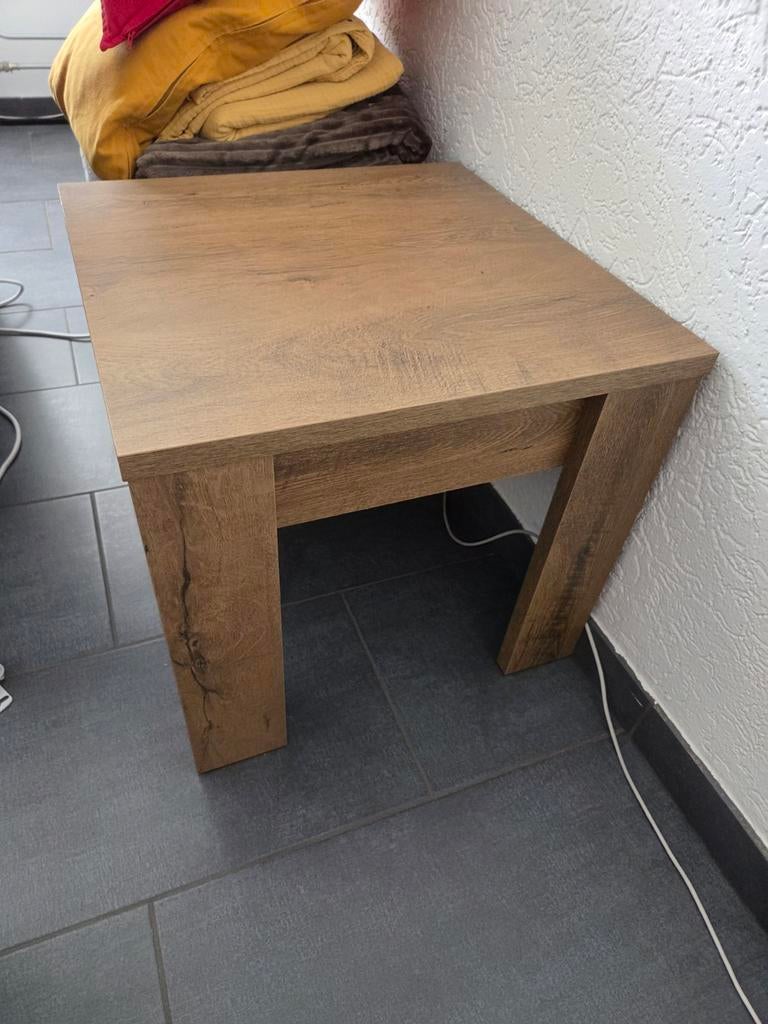 Salontafel met een bijtafel, Huis en Inrichting, Ophalen, 100 tot 150 cm, 50 tot 100 cm, Zo goed als nieuw