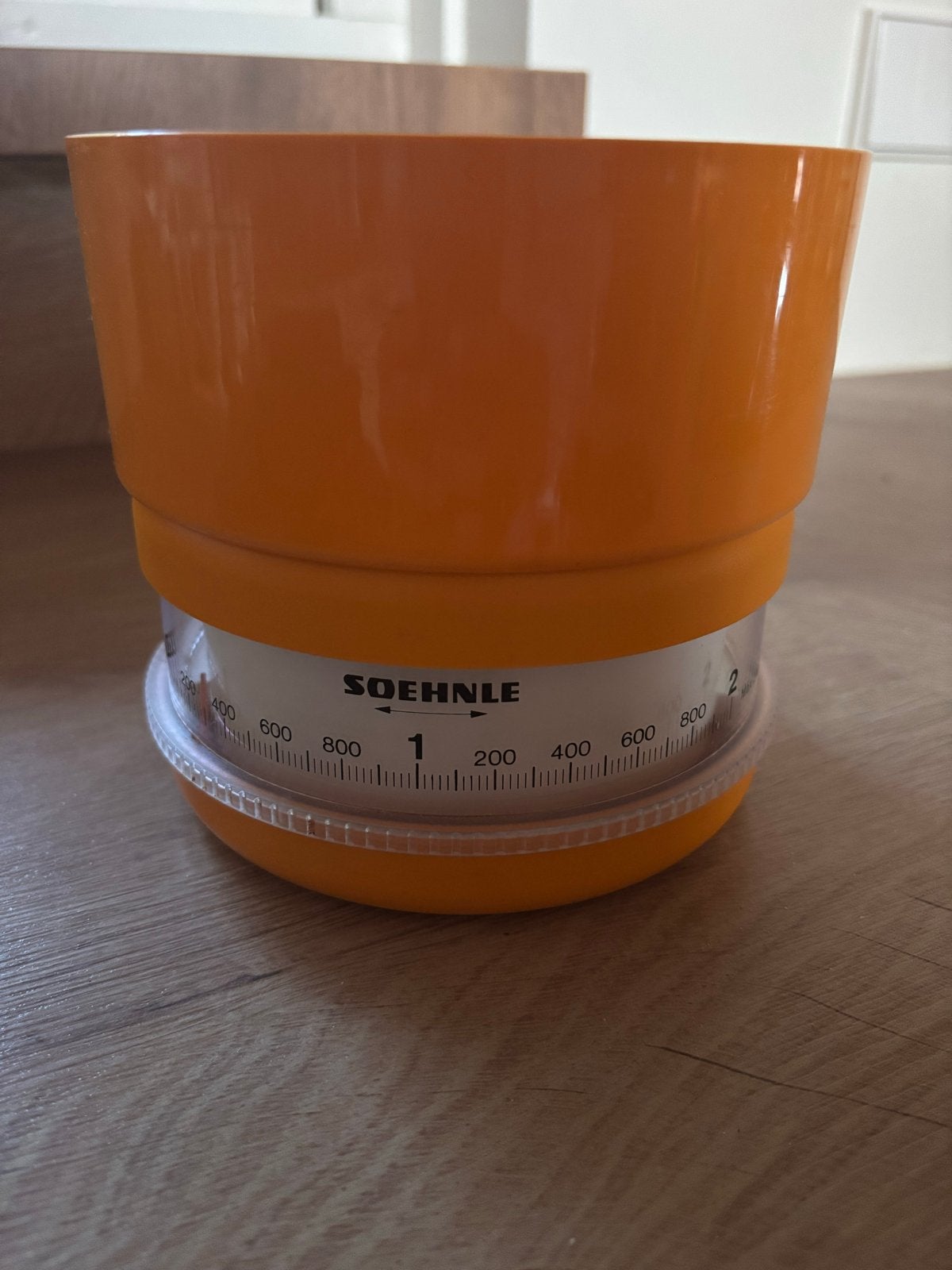 Soehnle Keukenweegschaal - Oranje, Ophalen, Minder dan 10 kg, Keukenweegschaal, Zo goed als nieuw