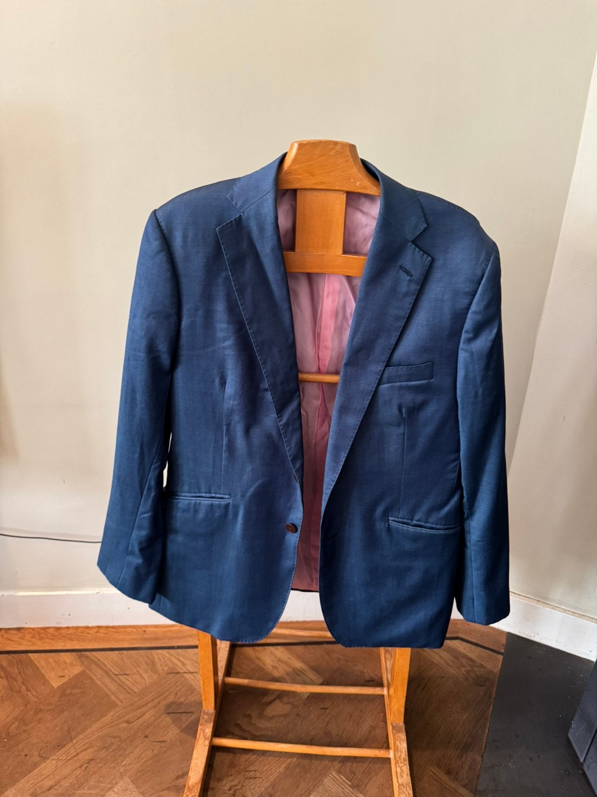 Heren colbert Dormeuil maat 52, Verzenden, Zo goed als nieuw, Maat 52/54 (L), Rood