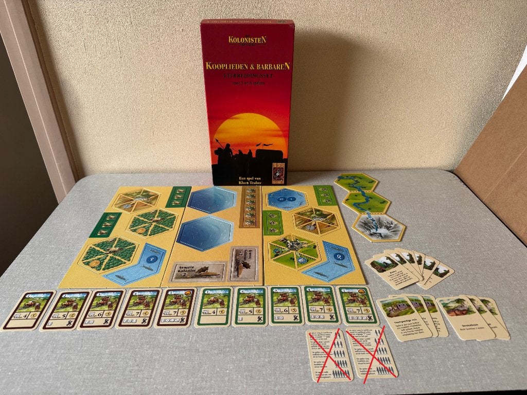 NIEUW onderdelen voor Kooplieden & Barbaren Kolonisten Catan, Hobby en Vrije tijd, Vijf spelers of meer, Ophalen of Verzenden