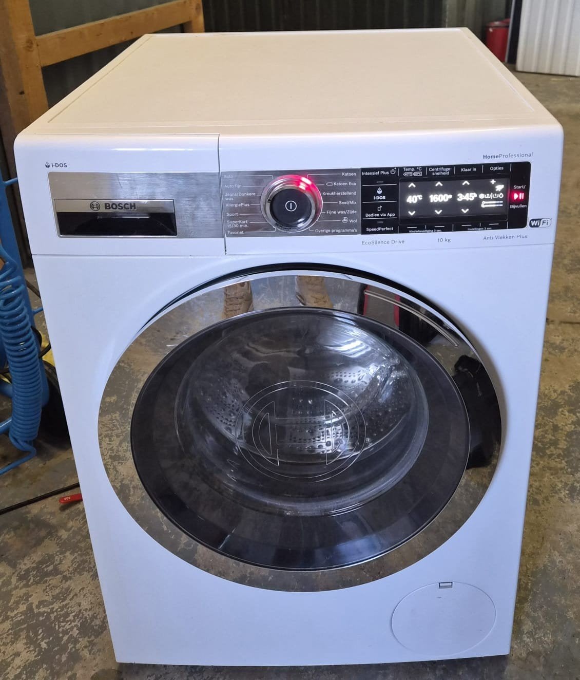 Bosch Wasmachine 10kg, 1600 toeren, i-DOS, Wifi, Witgoed en Apparatuur, Wasmachines, Ophalen, Gebruikt, 1600 toeren of meer, Voorlader