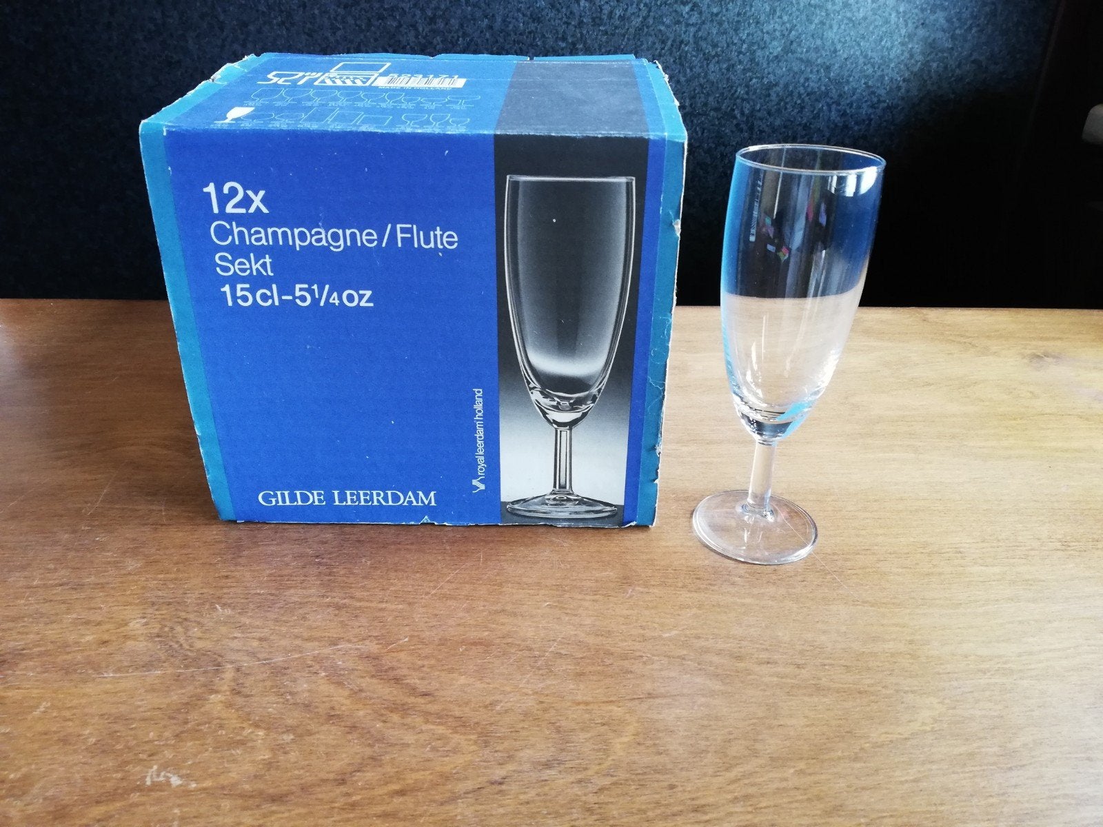 Champagne glazen fluitje Royal leerdam (36st beschikbaar), Ophalen of Verzenden, Zo goed als nieuw, Overige typen