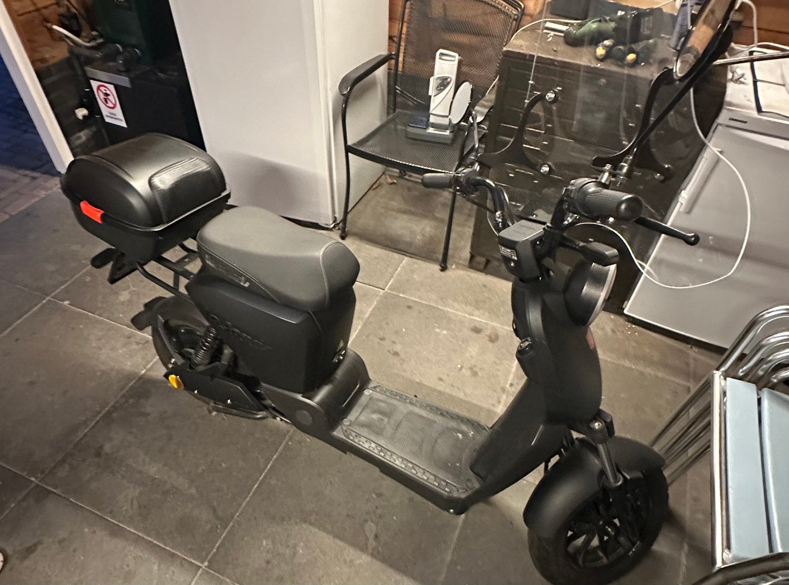 La Souris scooter electrisch geel kenteken, Fietsen en Brommers, Scooters | Overige merken, Ophalen, Elektrisch