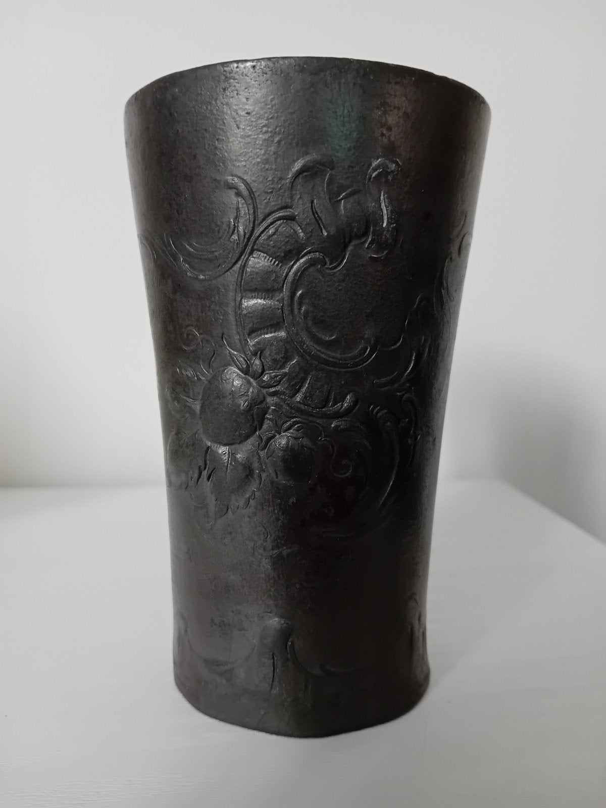 KAYSERZINN Art Nouveau Jugendstil Vaasje Tin, Ophalen of Verzenden
