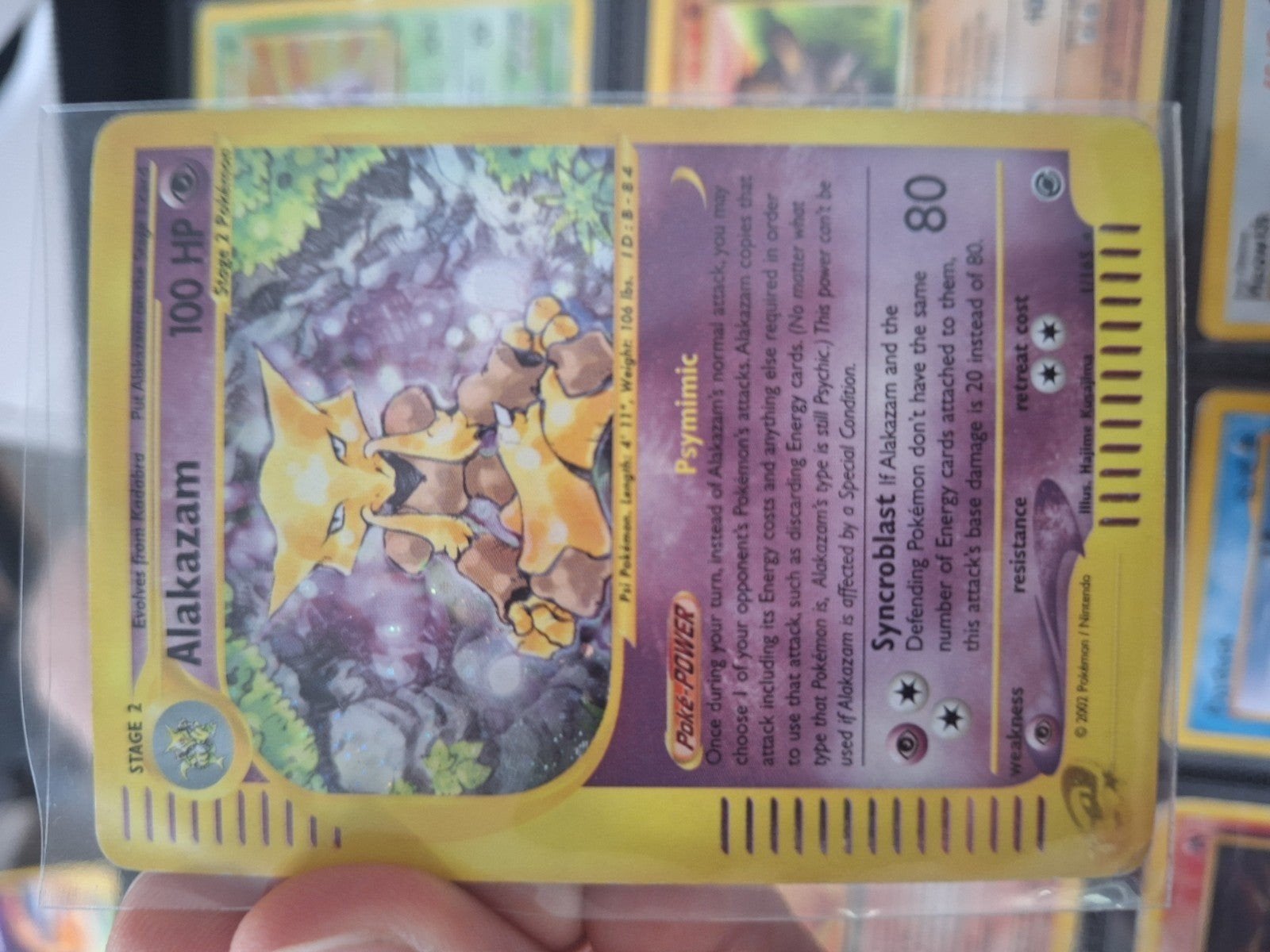 Pokémon Alakazam holo expedition base set, Ophalen of Verzenden