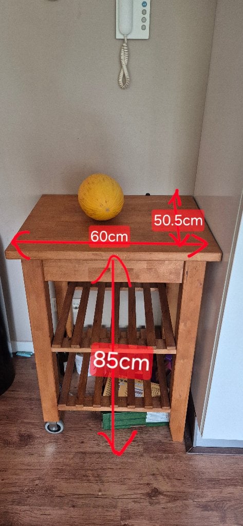 Ikea bekväm keuken roltafel, Ophalen, Gebruikt, IKEA