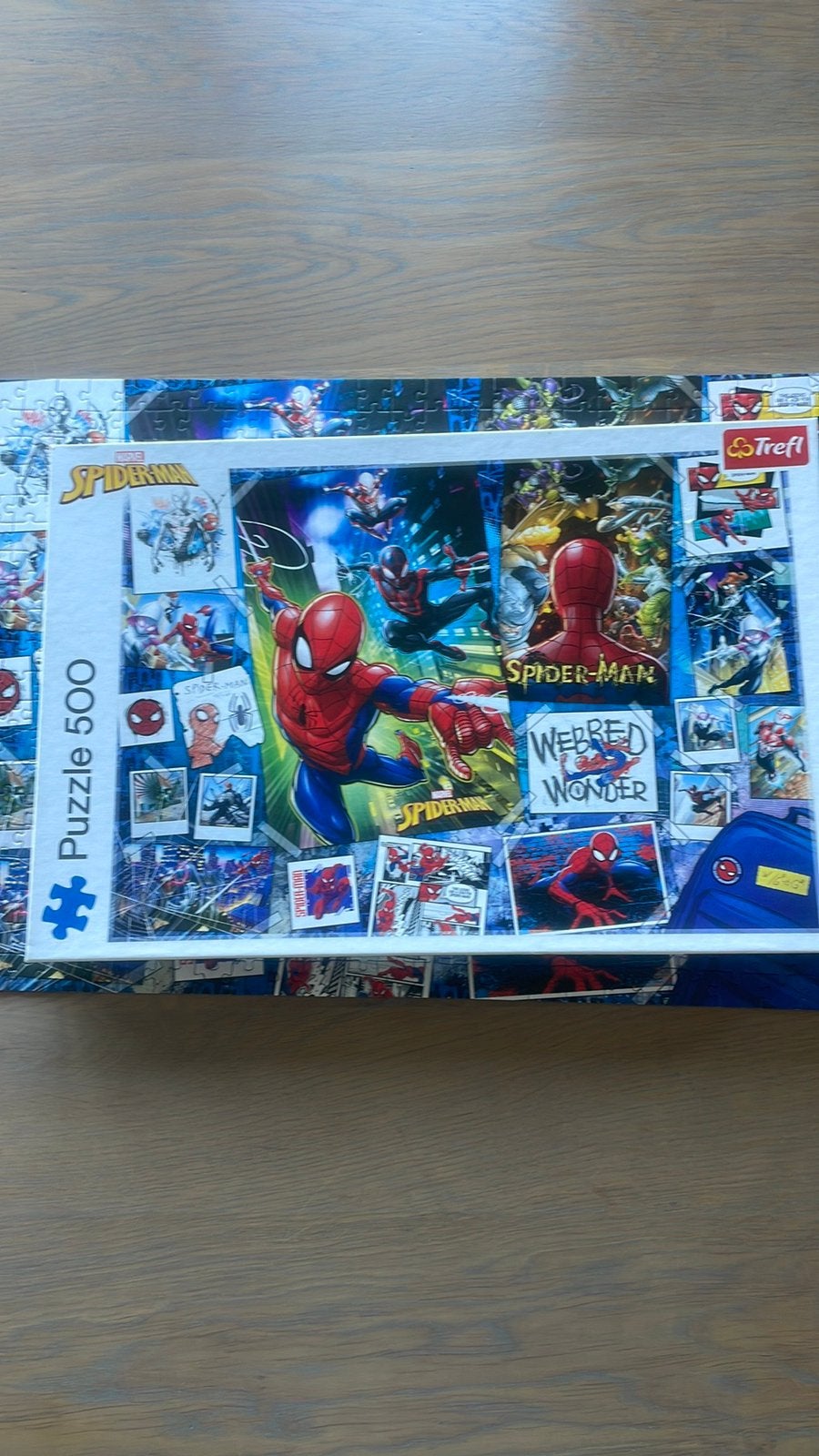 Puzzel spiderman 500 stukjes Trefl, Ophalen of Verzenden, Minder dan 500 stukjes, Zo goed als nieuw, Legpuzzel