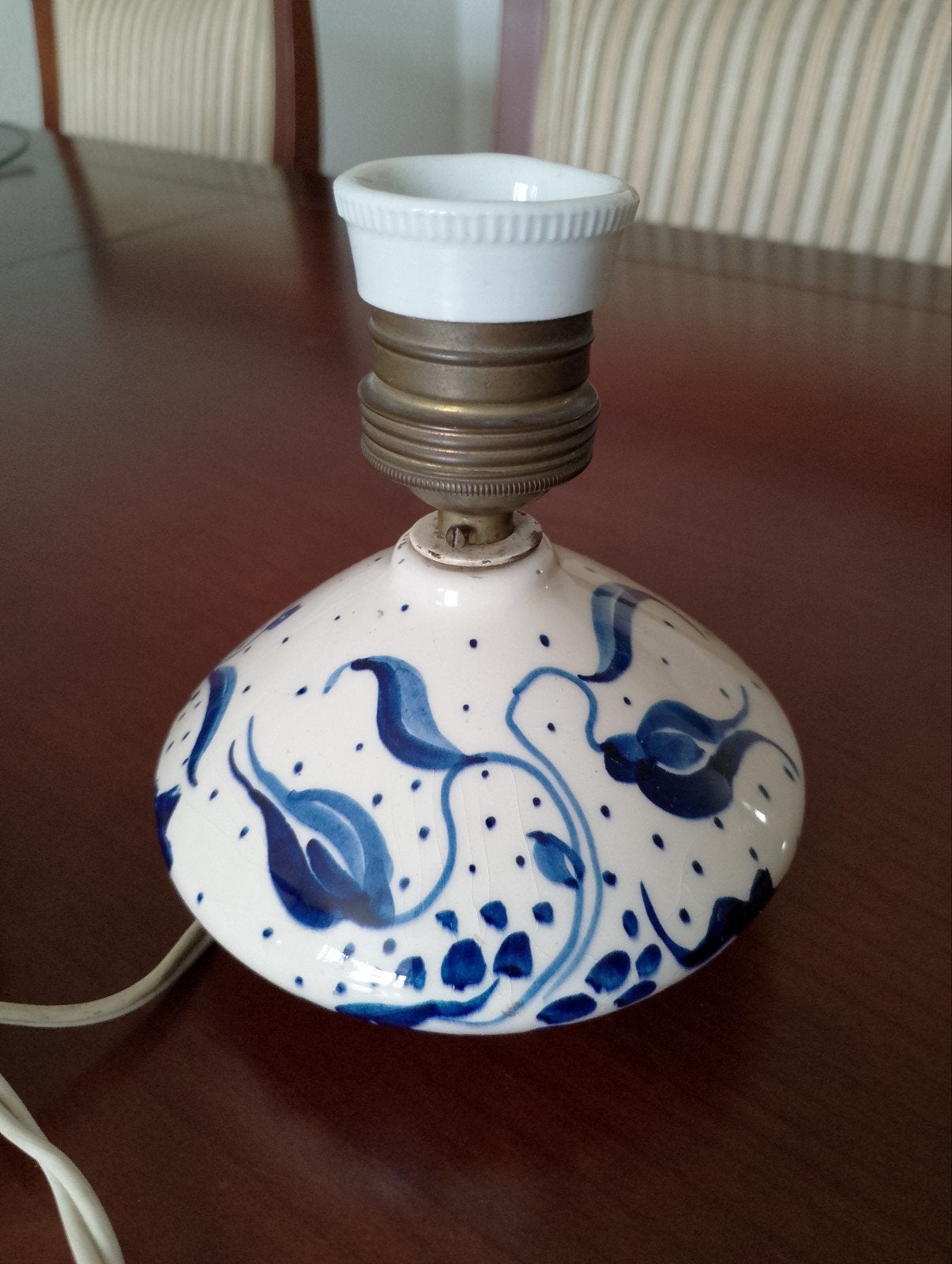 Antieke ZENITH plateel lamp, Ophalen of Verzenden