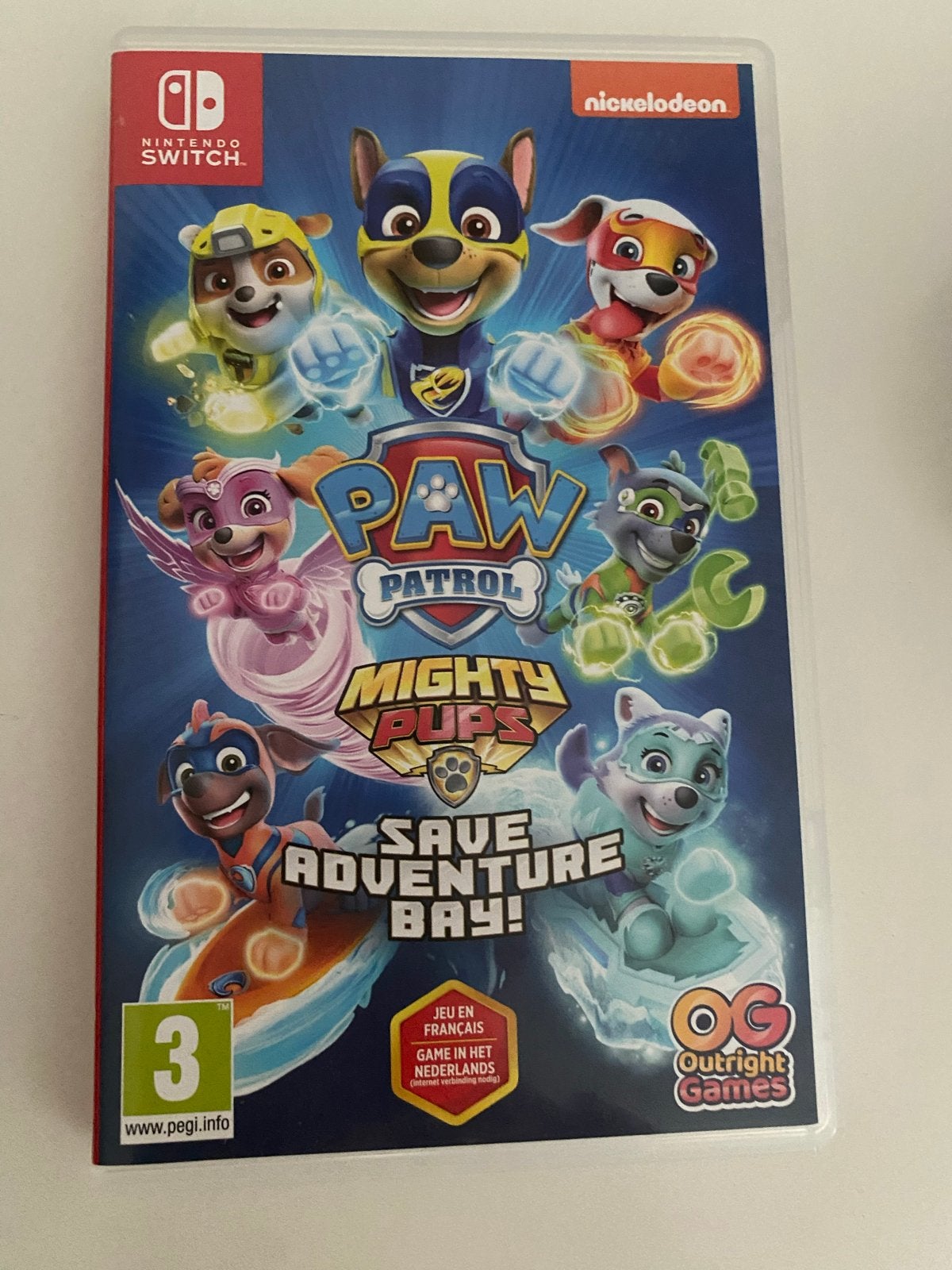 Paw Patrol: Mighty Pups Save Adventure Bay! Nintendo Switch, 1 speler, Ophalen of Verzenden, Zo goed als nieuw, Vanaf 3 jaar