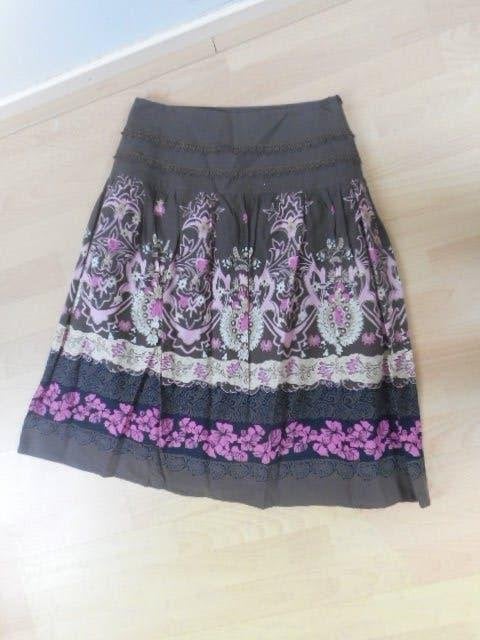 Leuke rok met bloemenprint en ruches van Street One, Nieuw, Meerkleurig, Street One, Nieuw, Ophalen of Verzenden