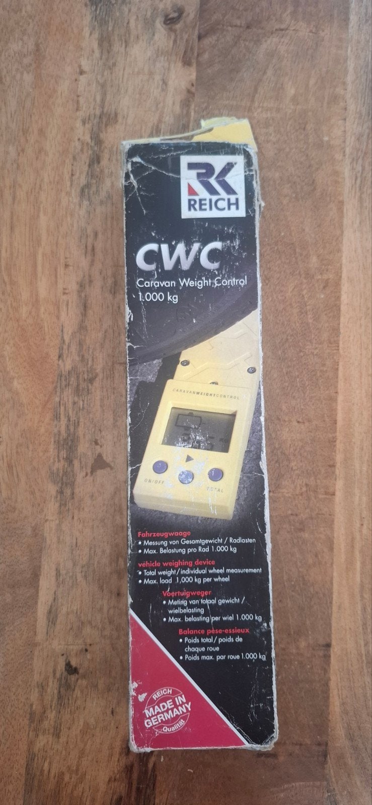 Reich CWC 1000kg Caravan Weegschaal, Ophalen of Verzenden