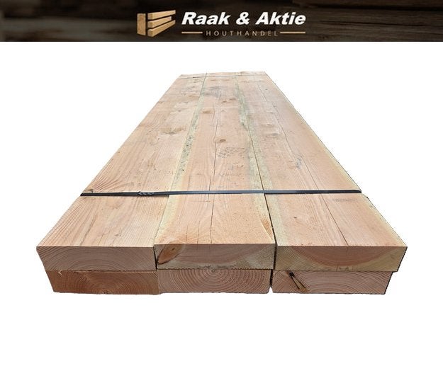 6 Douglas balken 70x250 mm / 2.45 meter lang - nr: TB58, Ophalen, 180 tot 250 cm, Balken