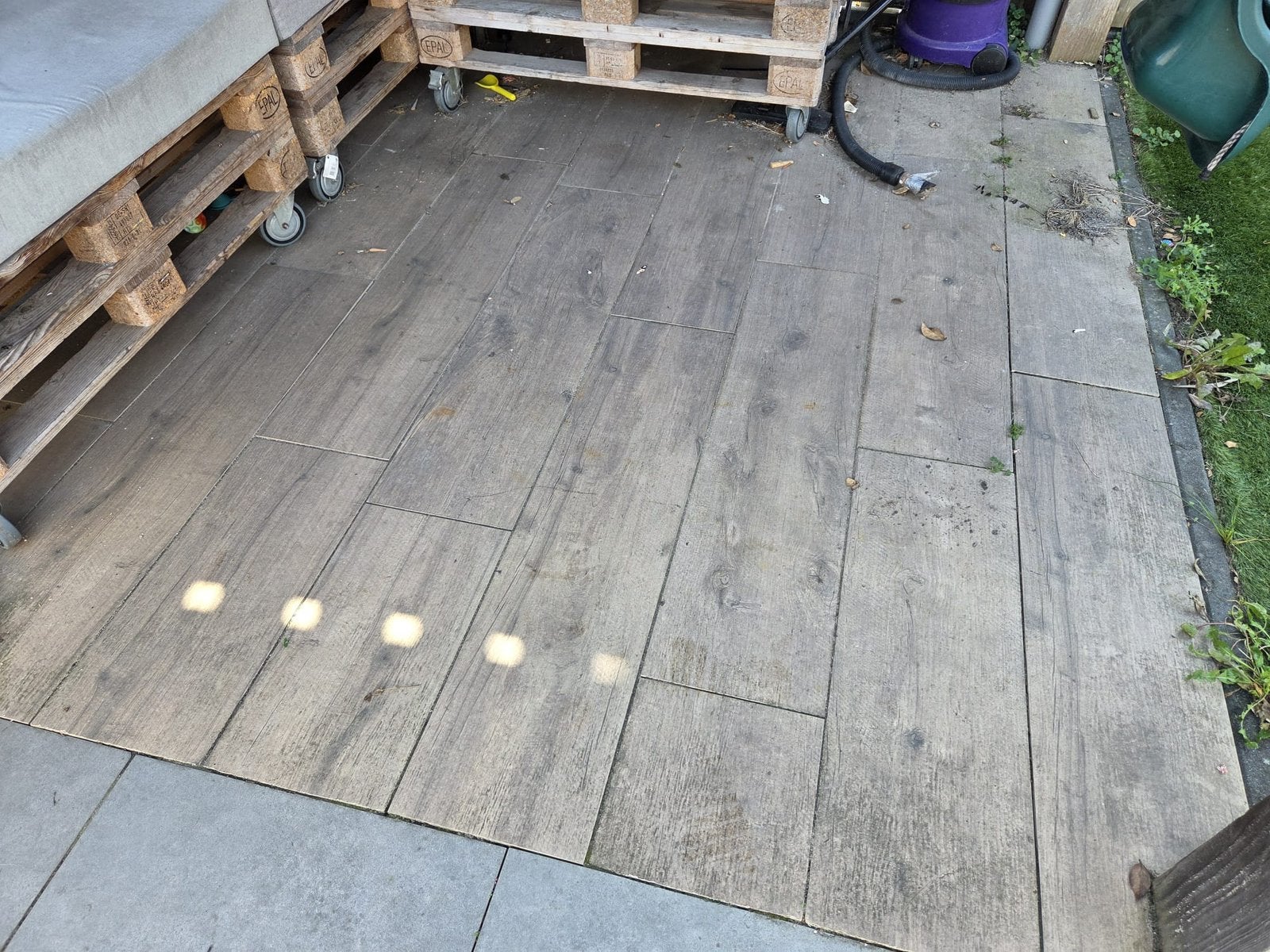 Gratis keramische laminaat tegels 9m2, Ophalen, Gebruikt, Keramiek, 5 tot 10 m²