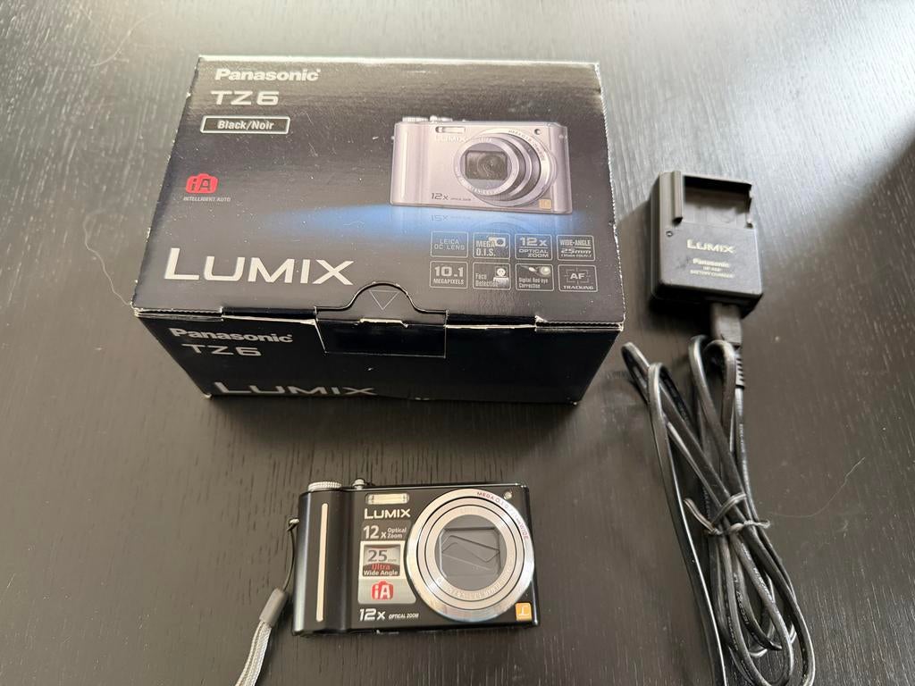 Panasonic Lumix TZ6 Compact Camera met 12x Optische Zoom, Compact, Ophalen of Verzenden, Zo goed als nieuw, Overige Merken