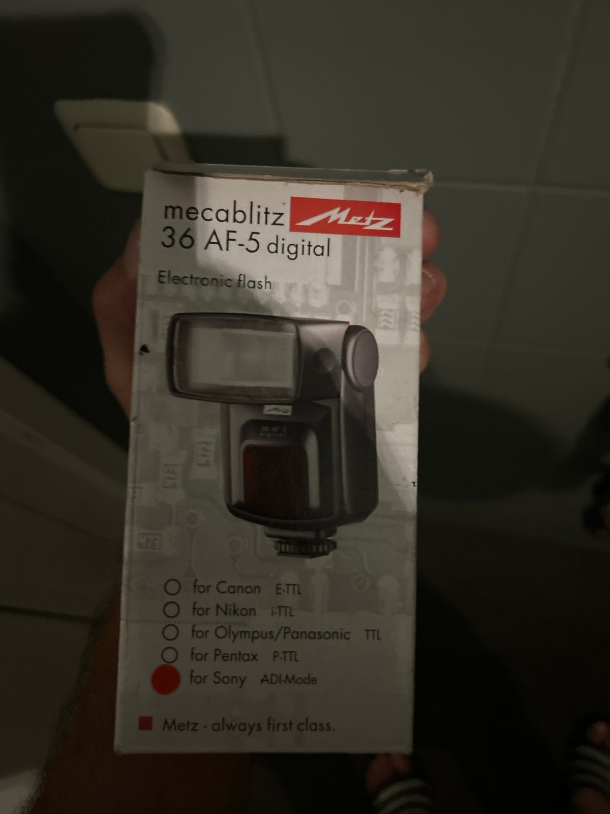 Metz Mecablitz 36 AF-5 Digital Flitser voor Sony, Ophalen, Externe flitser, Zo goed als nieuw, Sony