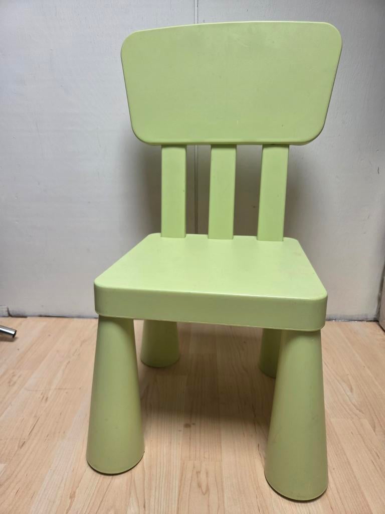 Ikea groene plastic kinderstoel, Ophalen