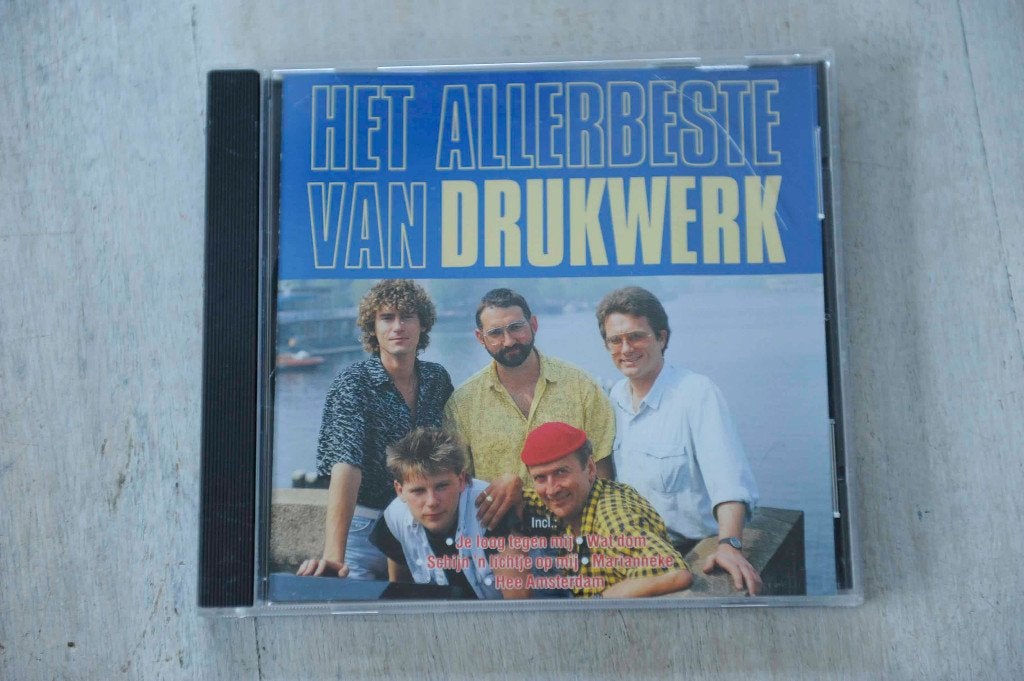 DRUKWERK = Het Allerbeste van DRUKWERK 16 geweldige nummers, Verzenden, Inclusief doosje, Zo goed als nieuw, Verzamelalbum