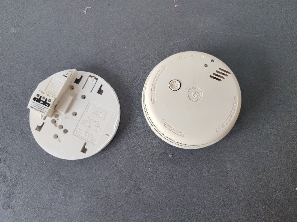 Ei Electronics optische rookmelder 230v, Ophalen of Verzenden, Gebruikt, Detector, Sensor of Melder, Rook