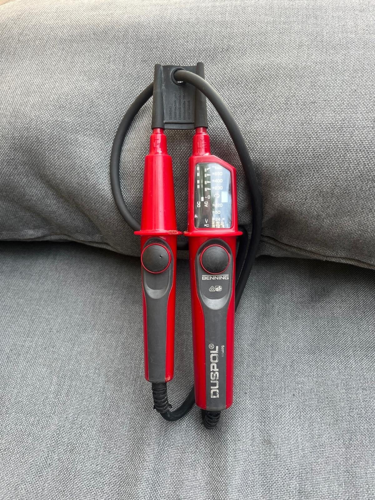 Benning Duspol Spanningstester - Zo goed als nieuw, Doe-het-zelf en Verbouw, Meetapparatuur, Ophalen, Zo goed als nieuw, Elektriciteit