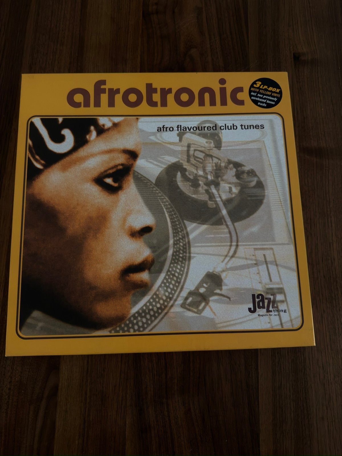 Funky House Box , Afrotronic met 3 x geel gekleurd vinyl., Boxset, Boxset, Ophalen of Verzenden, Zo goed als nieuw