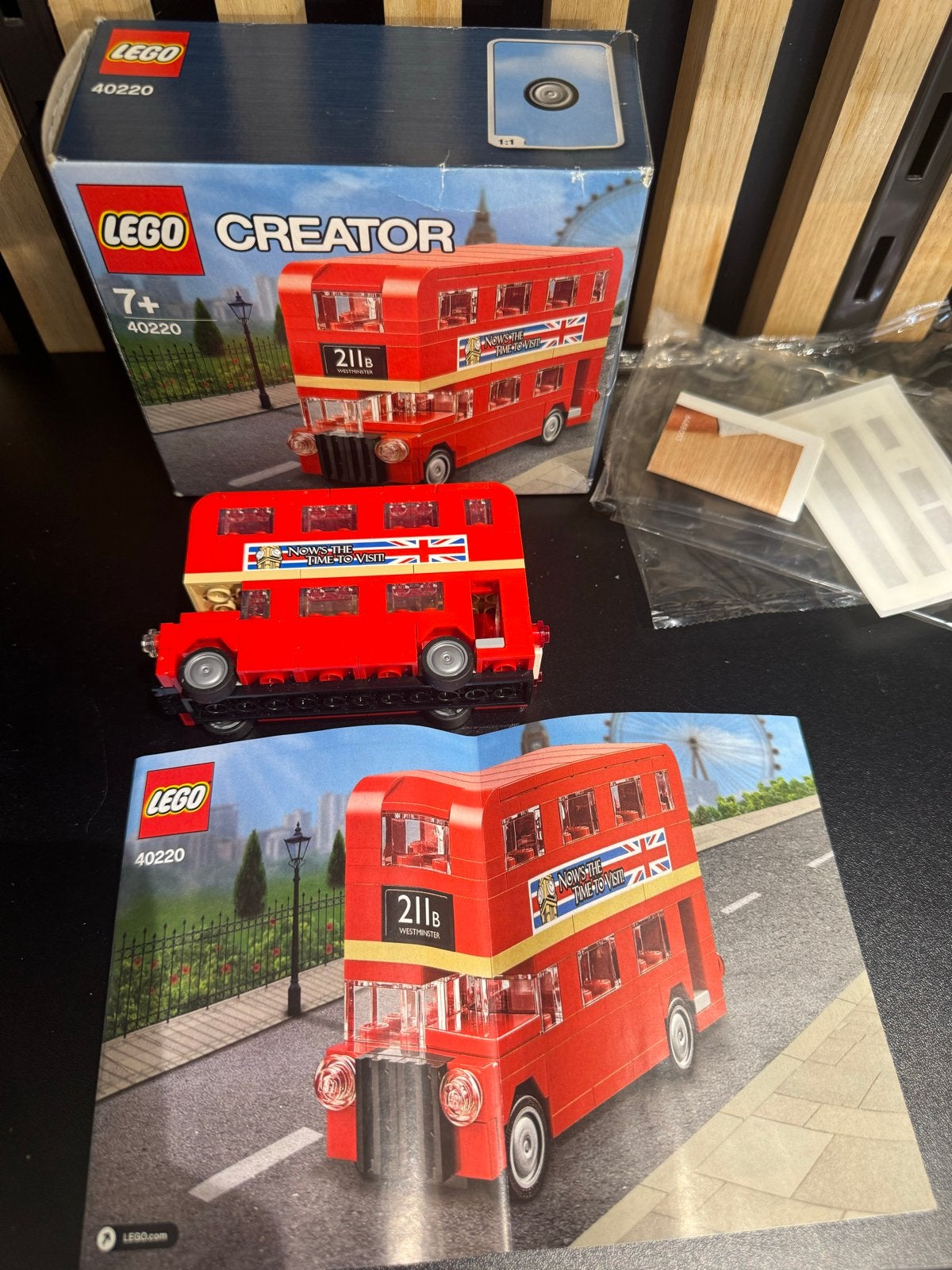 LEGO Creator London Bus 40220 - Zo goed als nieuw, Lego, Ophalen of Verzenden, Zo goed als nieuw, Compleet
