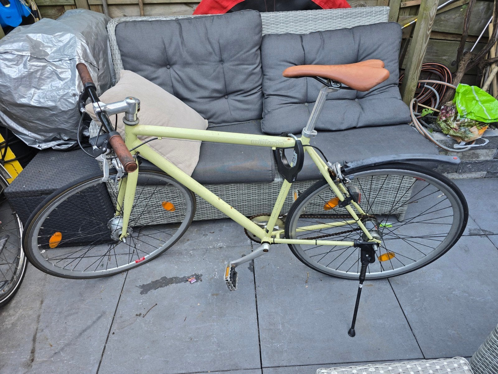 Mooie mullerin Duitse heren fiets, Minder dan 10 versnellingen, Gebruikt, 53 tot 57 cm, Ophalen