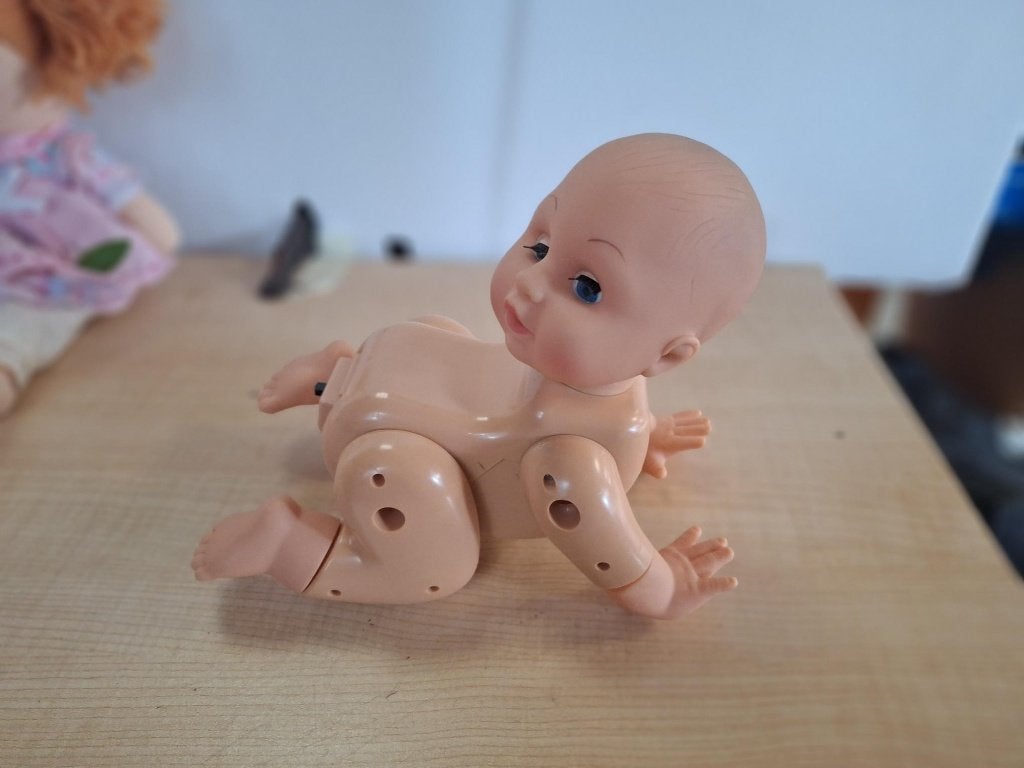 pratende pop, Ophalen of Verzenden, Zo goed als nieuw, Babypop