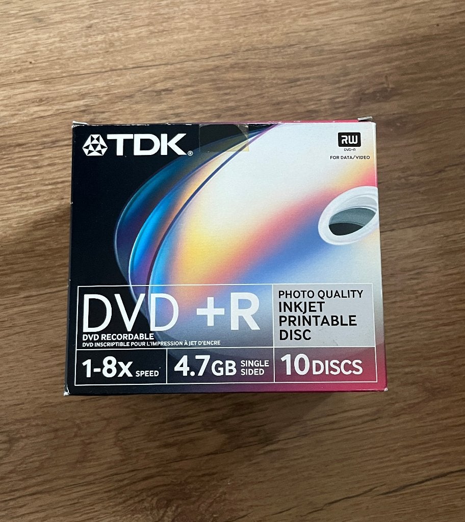 Lege DVD's (10 stuks), Computers en Software, Beschrijfbare discs, Ophalen of Verzenden, Nieuw, Dvd, TDK
